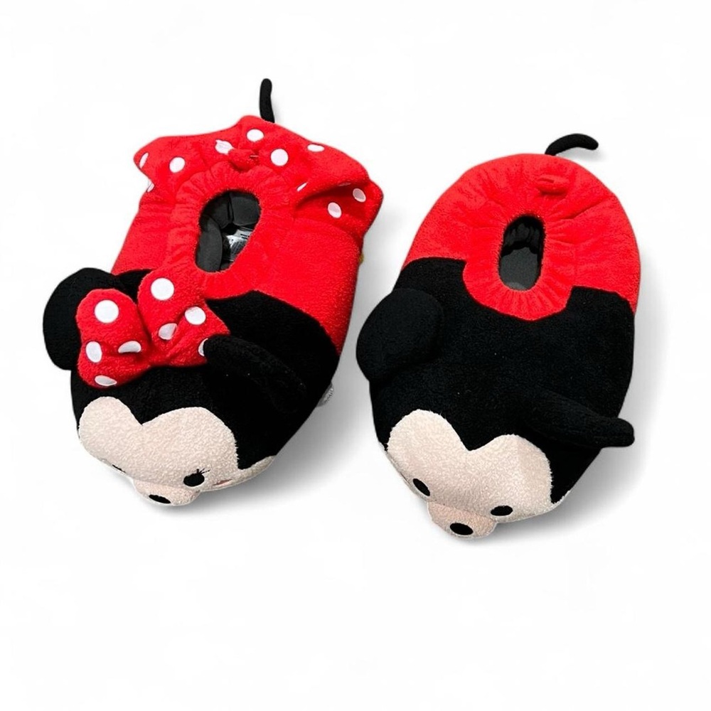 Mickey & Minnie Mouse Plush Slippers -US 7/8/9